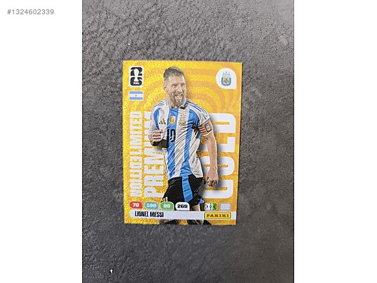 Sport Cards / Panini Adrenalyn XL Lionel Messi Premium Gold