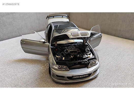 BMW M3 GTR E46 street version Silver Kyosho 1/18 on sahibinden.com