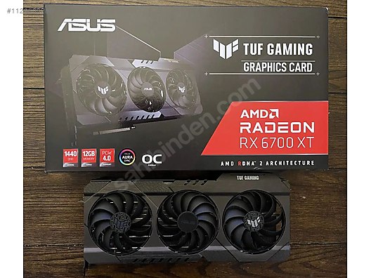 ASUS TUF RX 6700 XT Faturalı, Garantili - Asus Ekran Kartı