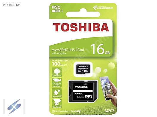 Toshiba M203 16gb Microsdch Class 10 Ultra Hizli Hafiza Karti Ilan Ve Alisveriste Ilk Adres Sahibinden Com Da 874603434