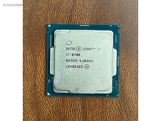 Intel Core 8. Nesil i7-8700 İşlemci on sahibinden.com - 1324603682