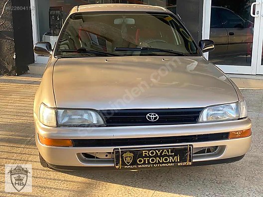 Toyota Corolla 1 3 Xe Royal Otonomi Den 1995 Model Toyota Corolla Sahibinden Comda 922604112