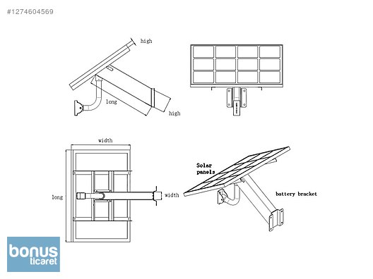 Güneş Enerjisi Sistemi - URANIUM UR-6020 BATARYA VE SOLAR PANEL GÜNEŞ ENERJİ BESLEME