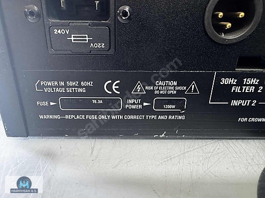 Crown XLS 602 Profesyonel Güç Amplifikatörü Power Amfi sahibinden