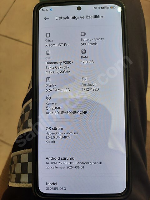 Xiaomi mi 13 t pro 12/512