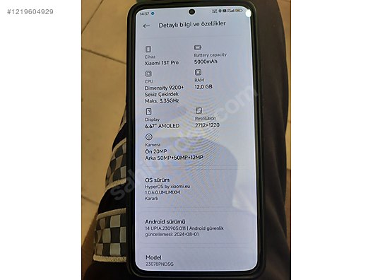 İkinci El ve Sıfır Alışveriş / Cep Telefonu & Aksesuar / Cep Telefonu / Xiaomi / 13T Pro