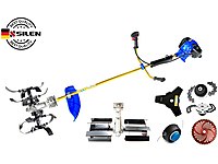 Dafu Turbo Motorlu Benzinli Yan Tırpan Toprak Çapalama Makinesi