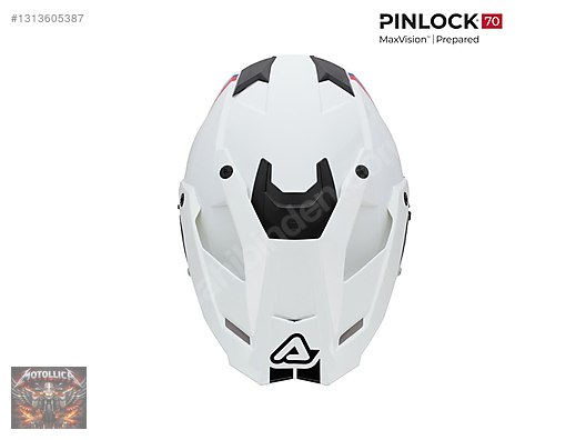 Acerbis Assault Graphıc 22-06 Kask Siyah Beyaz Motollica - Kapalı