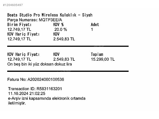 Bluetooth Kulaklık fiyatı