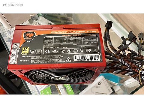 COUGAR CM POWER SUPPLY 700 WATT 80 PLUS BRONZE on sahibinden.com