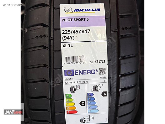 Michelin Michelin Pilot Sport 5 225/45 R17 94Y XL Yaz (4 Adet) on