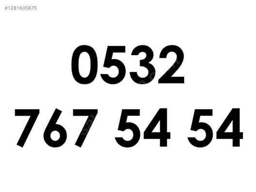 Used & Brand New Items / Cell Phones & Accessories / Phone Numbers & SIM Cards / Turkcell