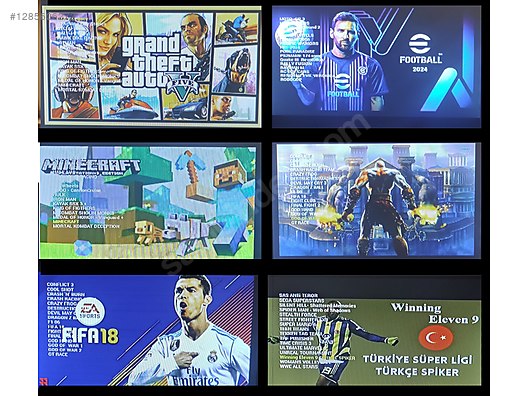 PS 2 64GB FLASH BELLEKLİ HEMDE CD İLE ÇALIŞAN ÇİPLİ PS2 FULL SET ...