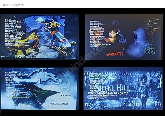 PS 2 64GB FLASH BELLEKLİ HEMDE CD İLE ÇALIŞAN ÇİPLİ PS2 FULL SET ...