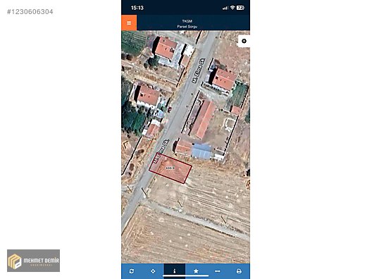 LADİKTE MÜSTAKİL 415 M2 İMARLI YOLU AÇIK ARSA #1230606304