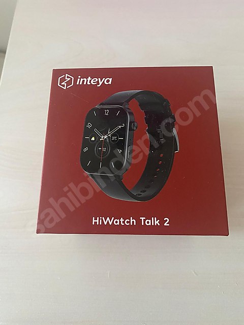 Sıfır ayarında,Hatasız,Inteya HiWatch Talk 2,Akıllı Saat,Siyah