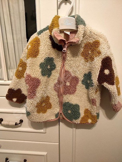 Kız Bebek Peluş Mont