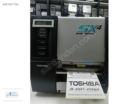 Toshıba TEC B-SX4T Barkod Yazıcı Temiz Adetli 2.EL Garantili