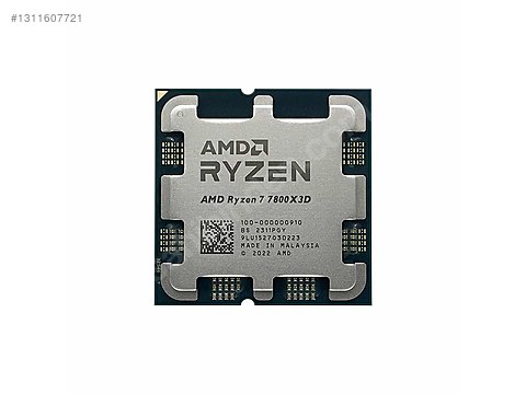 【中古動作品/本体のみ】Ryzen7 7800X3D Ryzen 7 7800x3d İşlemci sahibinden.comda - 1311607721