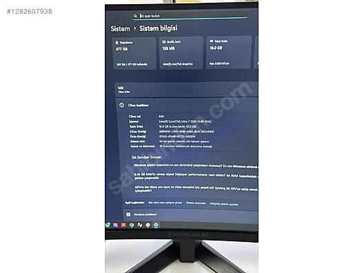 İkinci El ve Sıfır Alışveriş / Oyunculara Özel / Oyun Konsolu / MSI Claw