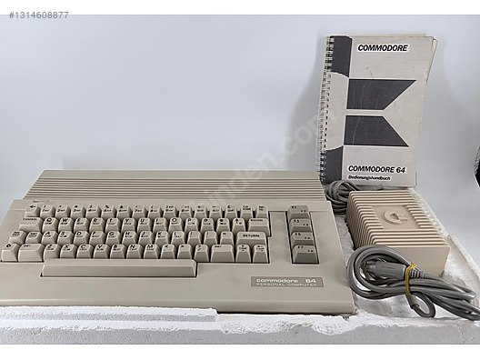 Müze Kondisyonunda Kutulu Commodore 64C & 1541-II- QuickShot II on