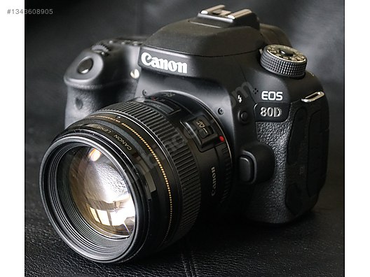 DSLR / Canon / EOS 80D / Canon 80D Fotoğraf Makinesi 85mm Lens