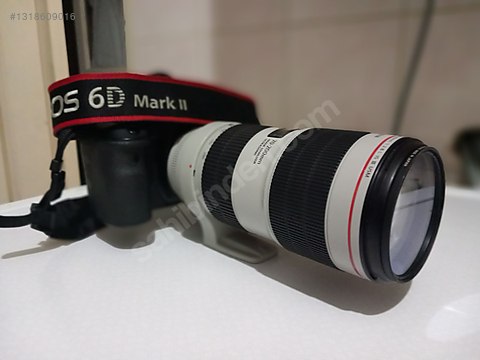 ＥＯＳ　６Ｄ　ＭＡＲＫ　ＩＩ Canon EOS 6D Mark II + 24-70mm Lens DSLR Fotoğraf Makinesi