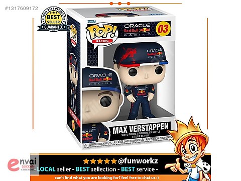 Sinema & Dizi / Funko Pop Max Verstappen Red Bull F1 - SIFIR