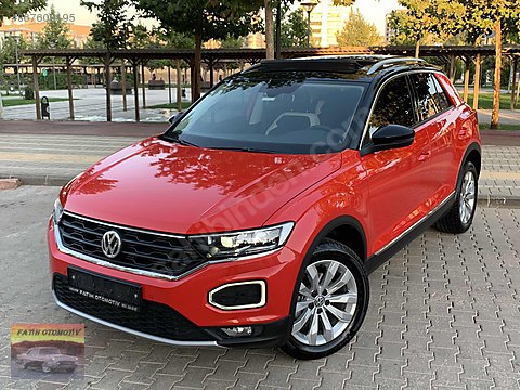 volkswagen t roc 1 5 tsi highline 2020 t roc boyasiz cift renk cam tavan hayalet app at sahibinden com 867609195