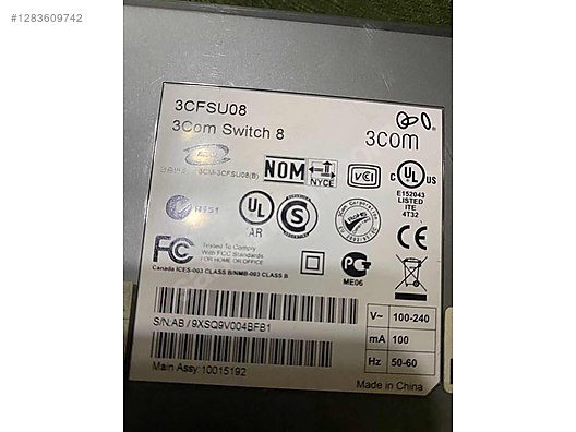 3Com swich 8 li - Switch, Hub & Splitter ilanları uygun fiyatlarıyla sahibinden.com'da