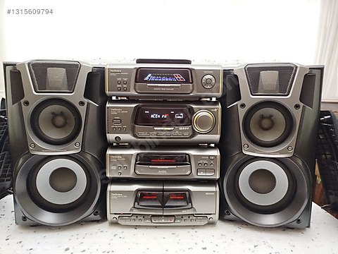 TechnicsエルカセットXD RT-60XDLC LC-60 TYPE I Technics Kule Tipi Müzik Seti |acil satılık| Temiz ve Sorunsuz