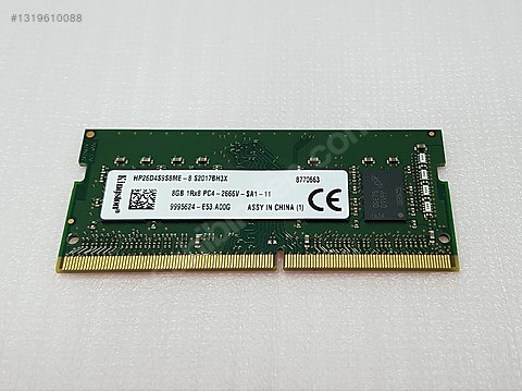 Kingston 8GB DDR 4 RAM 2666MHZ sahibinden.comda - 1319610088