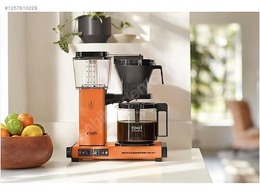 Moccamaster Select Filtre Kahve Makinesi Cam Potlu Turuncu
