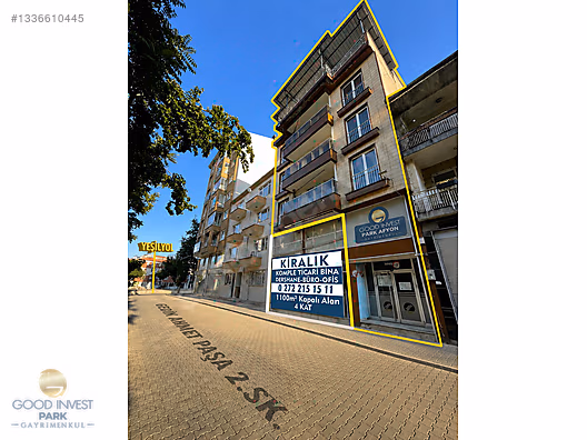 MERKEZ'DE KDV AVANTAJI | 1.100m² TİCARİ KOMPLE KİRALIK BİNA