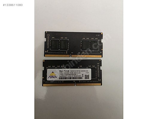 32GB DDR4 SODIMM RAM 16+16 on sahibinden.com - 1338611080