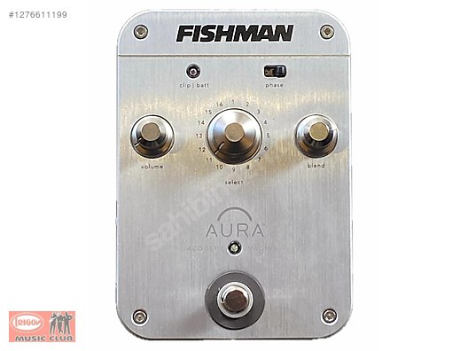 ギター Fishman AURA Nylon Fishman Aura Nylon PRO-AIP-N01 Klasik Gitar Preamp Pedalı - Efekt
