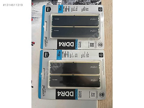 Crucial 32GB (2x16GB) Pro DDR4 3200MHz sahibinden.comda - 1314611319