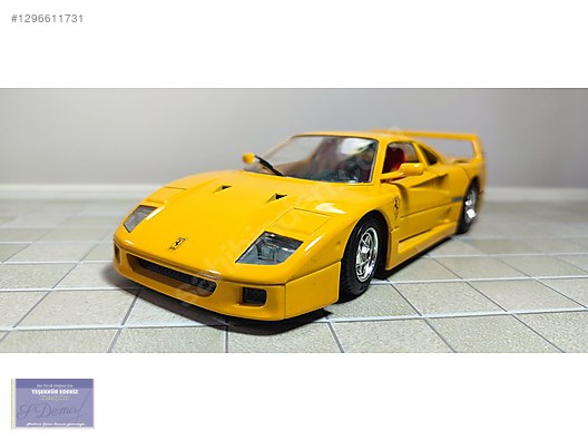Ferrari F40 Yellow İtaly 1:24 Ölçek on sahibinden.com - 1296611731