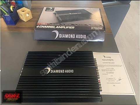 Amfi / Diamond Audio 4 Kanal Amfi DA-2450.4 4 ohm 4x60 Rms 2 ohm