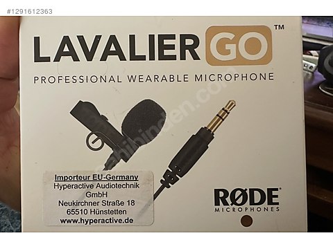 Rode Lavalier GO Yaka Mikrofonu sahibinden.comda - 1291612363