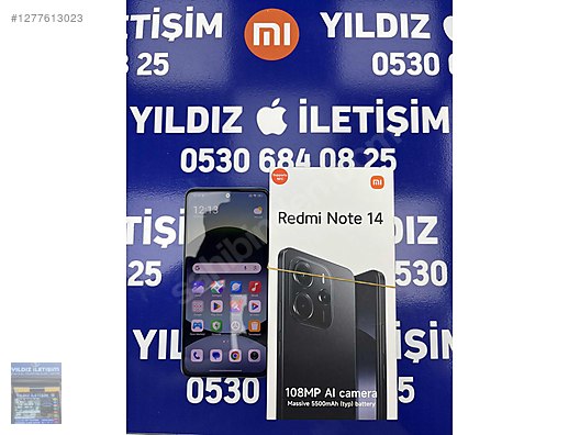Resim Xiaomi Redmi Note 14 İkinci El TR | 256 GB | Mavi İkinci El REDMİ NOTE 14 8/256 GB KUTU FATURALI -YILDIZ İLETİŞİM-