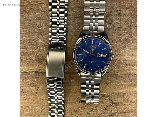 Seiko / Seiko 5 Otomatik 6309 Mavi Kadran + Yedek Kordon Hediyeli