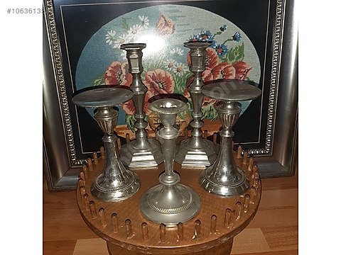 Antika Gümüş kaplama şamdan - Mumluk ve Şamdanlar sahibinden.com’da