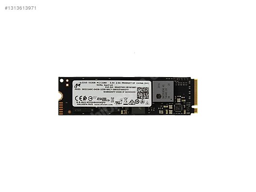 Micron 2210S NVMe 512GB SSD (MTFDHBA512QFD). sahibinden.comda