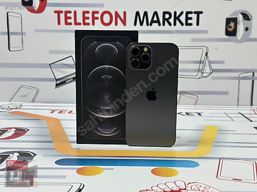 Resim Apple iPhone 12 Pro Max İkinci El TR | 128 GB | Gri İkinci El TELEFON MARKET'DEN TEMİZ PASAPORT KAYITLI İPHONE 12 PROMAX