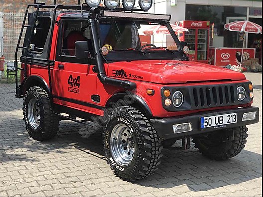 suzuki sj samurai arazi 4x4 kirmizi minik dev at sahibinden com 976614274