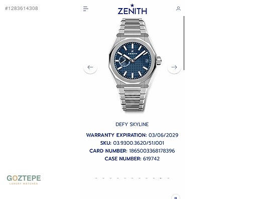 Used & Brand New Items / Watches & Clocks / Watches / Zenith