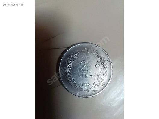Cumhuriyet Dönemi / 1960 madeni iki buçuk lira sahibinden.comda
