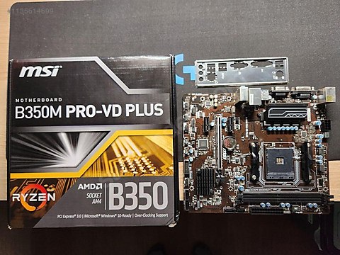 MSI B350M PRO-VD PLUS - Anakart ve Tüm Masaüstü Bilgisayar Parçaları ...