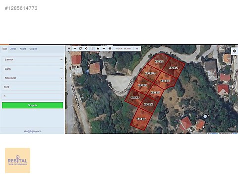 CANİK'DE HARİKA MANZARALI KAT KARŞILIĞI ARSA 3.108M2